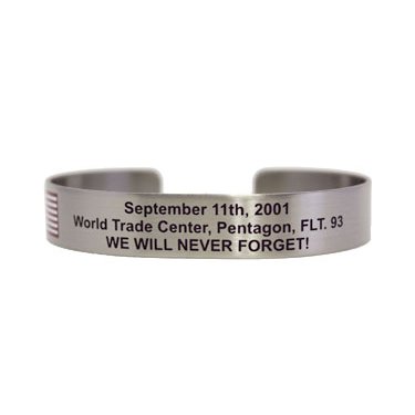 7" September 11 WTC, Pentagon, Flt 93 We Will Never Forget!
