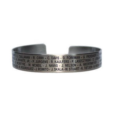 Sept 11 PAPD with 37 names Stainless Steel 7"