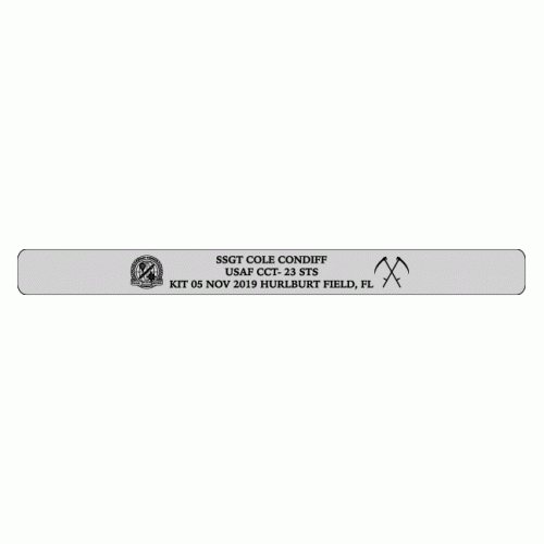 CONDIFF, SSGT COLE Stainless Steel 7" Bracelet