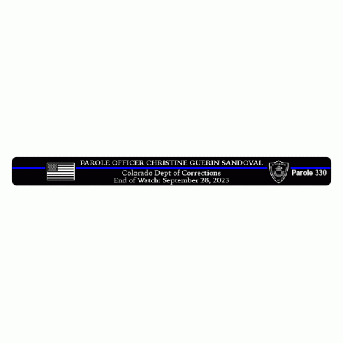 Guerin Sandoval, Parole Officer Christine Bracelet 7" reg size