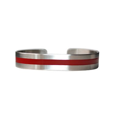 Red Line Bracelet Stainless Steel 7"