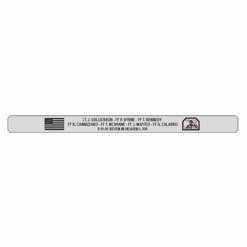 Ladder 101 FDNY Bracelet Stainless Steel 7"