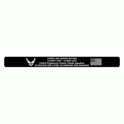 Moore, Cadet Ava Moore Memorial Bracelet - this is a preorder to ship in Sept