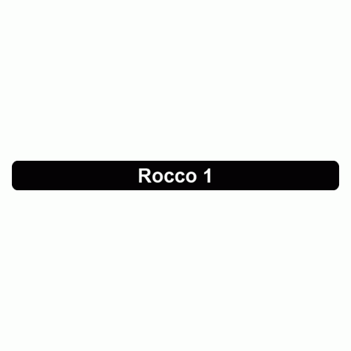 Rocco 1 Bracelet Black Aluminum 7"- this is a preorder to ship in early May