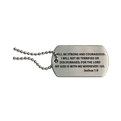 Tag with Chain Joshua 1:9