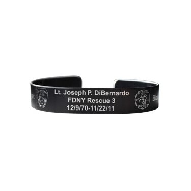 DiBernardo, Lt. Joseph Bracelet Black Aluminum 7"