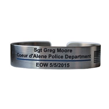 Moore, Sgt Greg Bracelet Stainless Steel 7"