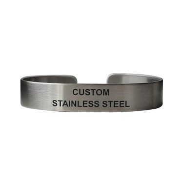 Custom Bracelet - ETCHED Stainless Steel