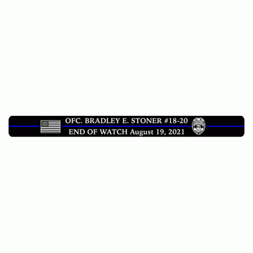 Stoner, OFC Bradley E. Bracelet Black Aluminum 7"