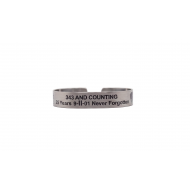 343 AND COUNTING - Twenty Five Years Stainless Steel Memorial Bracelet