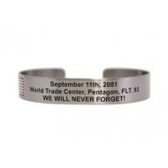7" September 11 WTC, Pentagon, Flt 93 We Will Never Forget!