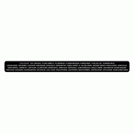September 11, 2001 Flight Crews Black Aluminum Memorial Bracelet