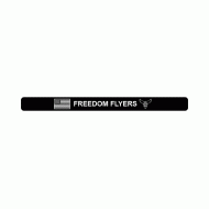 FREEDOM FLYERS Bracelet Black Aluminum 6"