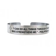 Philippians 4:13 I can do all things through Christ...Stainless Steel 7"