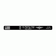 SGT. Markevian J. Slacks Memorial Bracelet 6" Small Size - Preorder