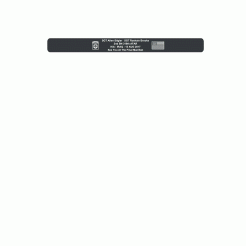 Stigler / Brooks Bracelet Black Aluminum 7" - pre-order to ship in Oct
