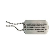 Tag with Chain Joshua 1:9