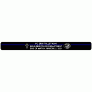 TALLEY, PO ERIC - Black Aluminum Memorial Bracelet