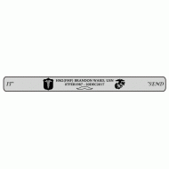 Ward, HM2 (FMF) Brandon, USN Memorial Stainless Steel Bracelet
