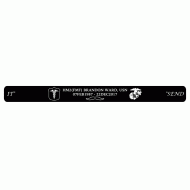 Ward, HM2 (FMF) Brandon, USN Memorial Black Aluminum Bracelet