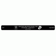 Ward, HM2 (FMF) Brandon, USN Bracelet Black Aluminum 7"