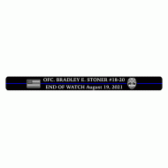 Stoner, OFC Bradley E. Bracelet Black Aluminum 7"